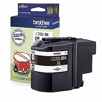 מיכל דיו מקורי שחור Brother LC-22U BK
